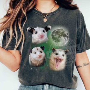 Vintage Opossum Shirt, Funny 90s Shirt, Retro Possum Shirt, Meme Shirt, Funny Animal Shirt, Opossum Lover Gift, Wildlife Shirt