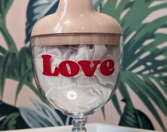 Valentine&#39;s Day Wine Sippy - For Your Little Valentine - Customizable - One of a Kind