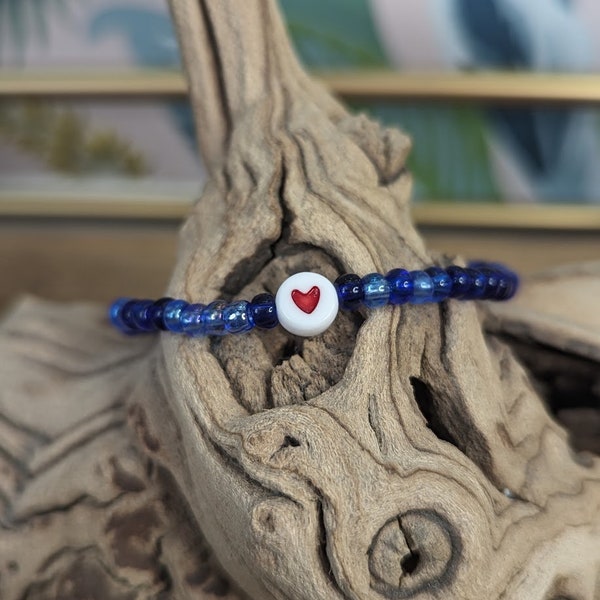 2nd Edition - I Support Israel Heart Bracelet - Am Yisrael Chai - While Supplies Last - Red or Gold Heart