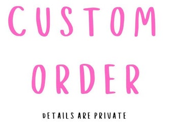 Custom Order for Thorben