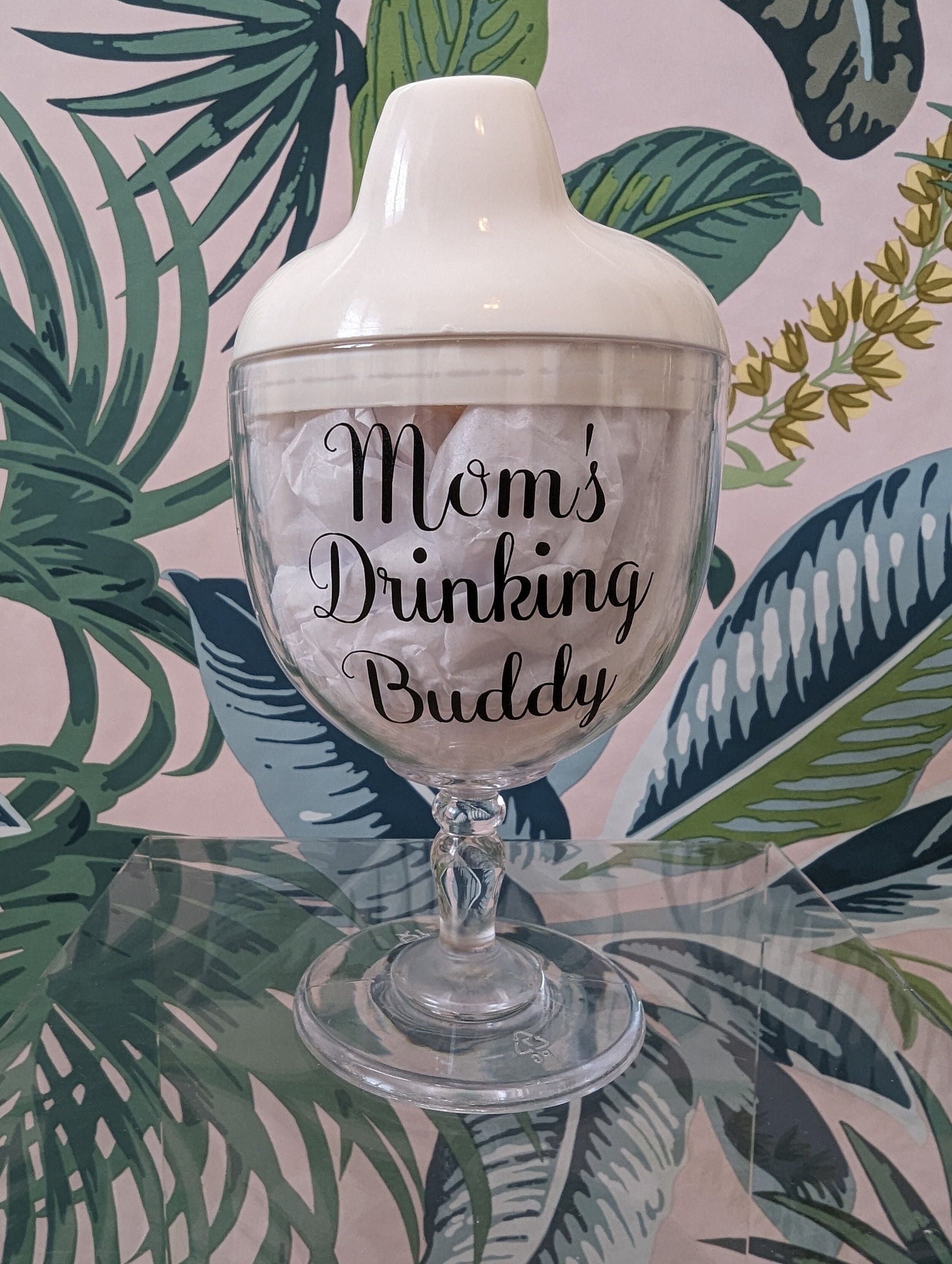 Daylily SIPSIP Wine Glass | The Wine Glass with a Straw | Mommy's Sippy Cup