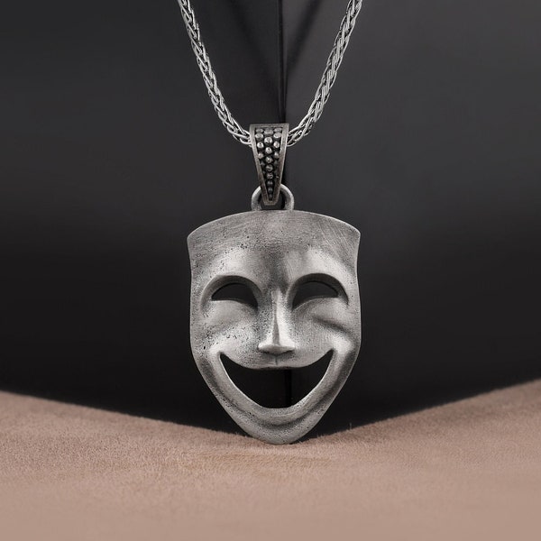 Drama Masks Charm Etsy