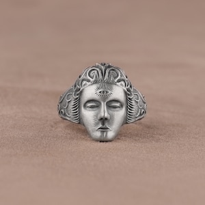 ALL SEEING EYE , Illuminati Ring , Silver Signet Ring , All ALL SEEING EYE , Illuminati Ring , Silver Signet Ring , All