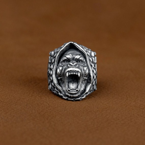 猿ゴリラのシルバーリング、キングコングのシルバーリング、ゴリラと