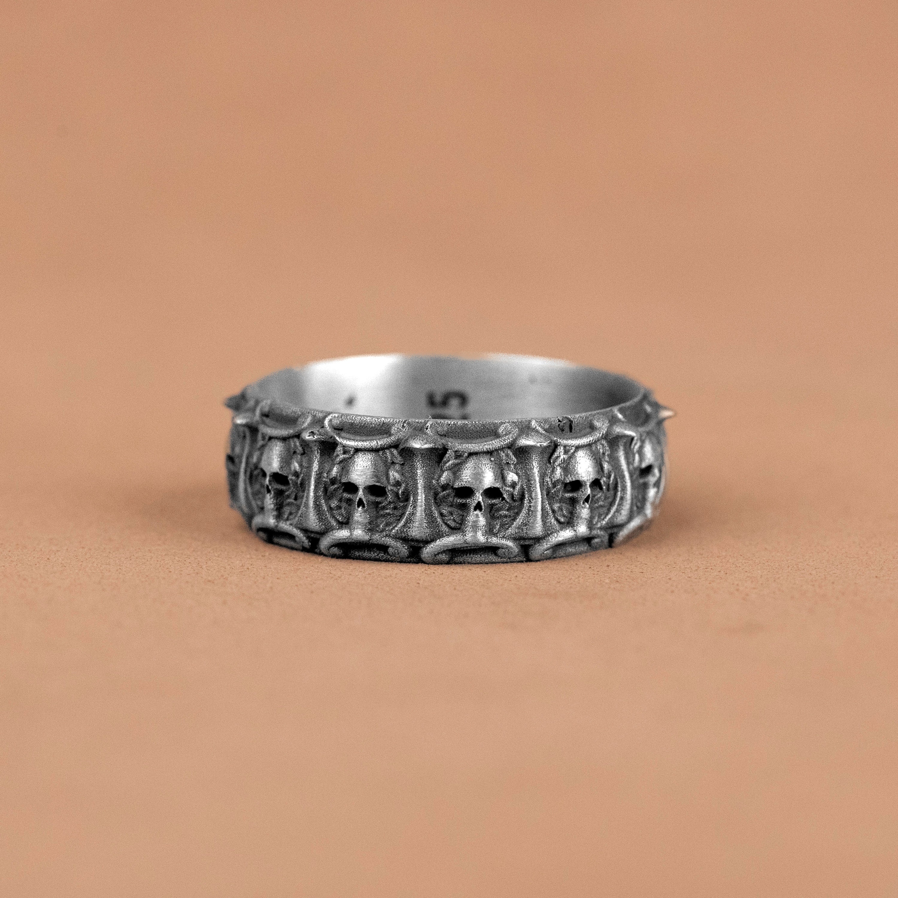 Anello Regolabile In Argento 925, Anello A Fascia Aperta Unisex, Anello - Foto 6