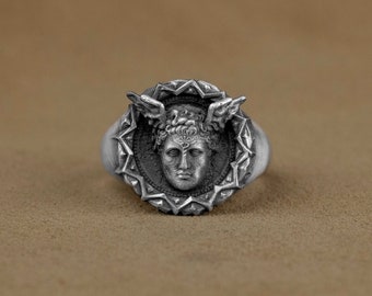 5728a- Hermès Silver Etrier Ring - Etsy