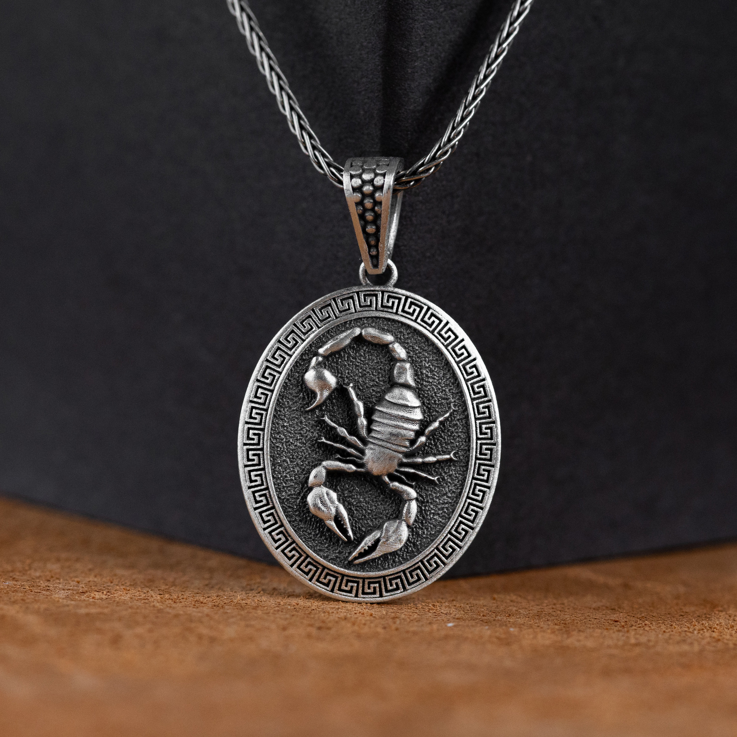 Pendentif SCORPION En Argent Sterling 925 - Style Biker - Neuf Sans Emballage - Fabriqué En Allemagne