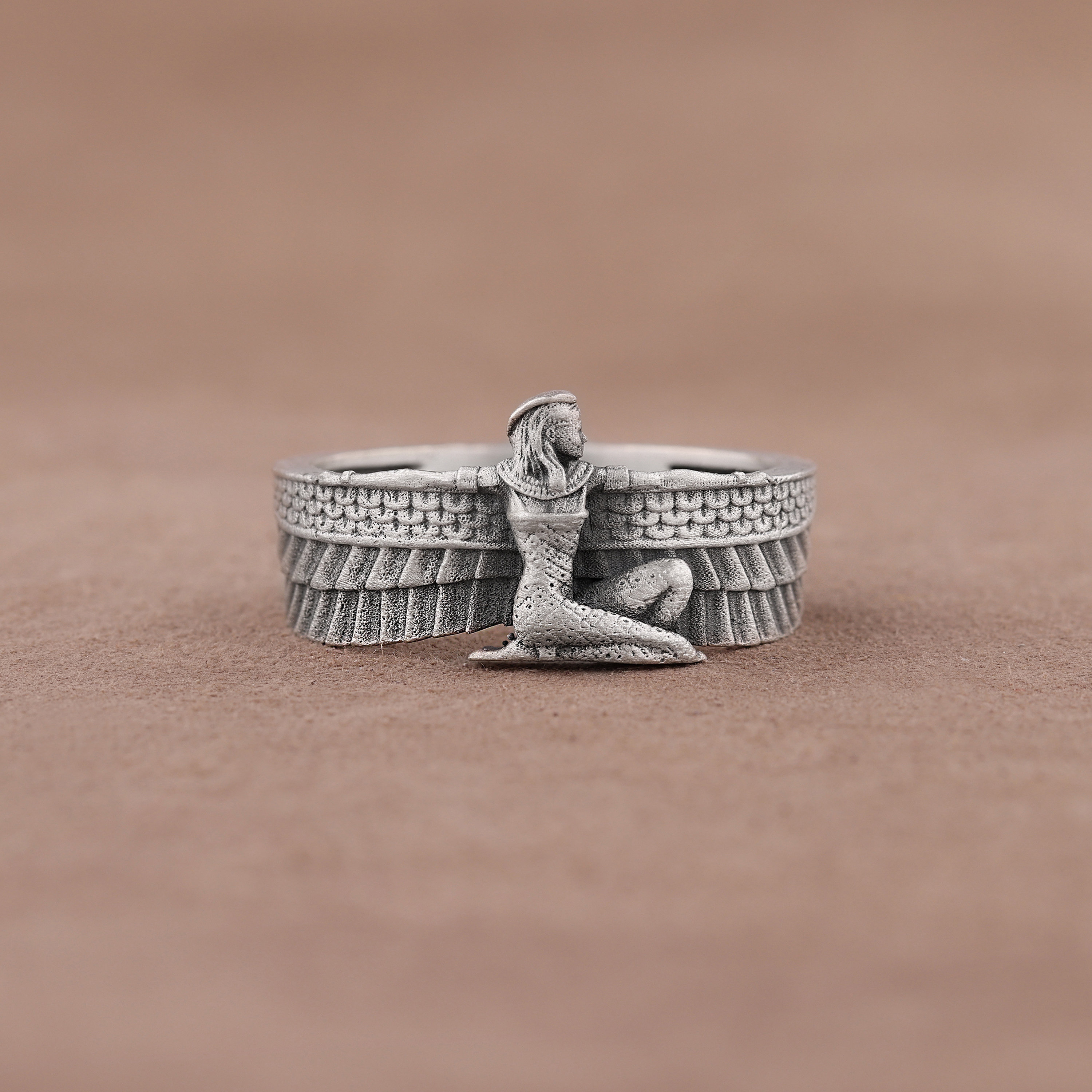 Buy Sterling Silver Egyptian Goddess Isis Necklace 925 Solid Online In India - Foto 11