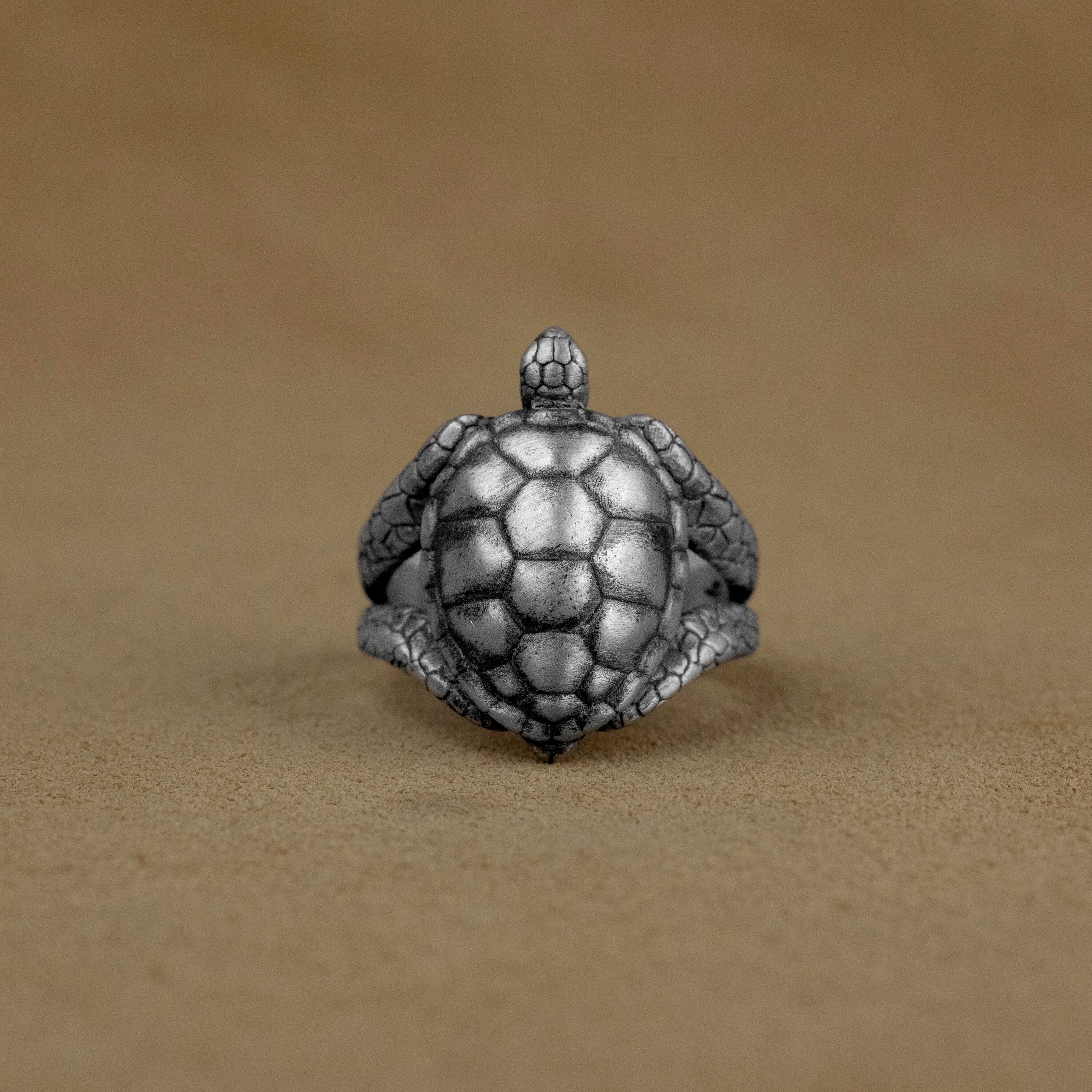 Anello Dell'umore A Forma Di Tartaruga - Cambia Colore Con La Temperatura, Regolabile, Regalo Divertente - Foto 2