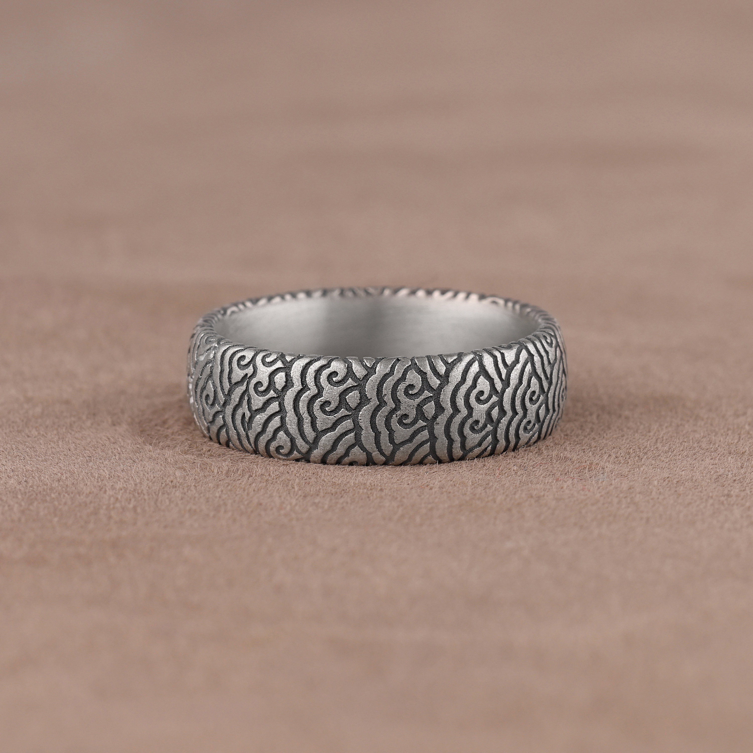 pry HEX pinky ring [silver 925] 2個セット 5号