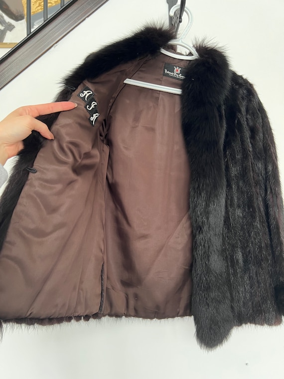 Black Fur Coat by Hudson Bay Co - image 5