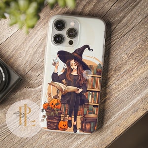 Witchy Gifts for Book Lover Bookish iPhone 14 phone case Skull Trendy Phone Case Book Birthday Gifts Bookish Merch iPhone 13 iPhone 12