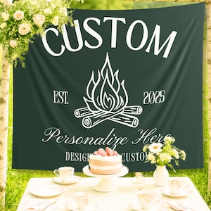 Custom Bachelorette Party Tapestry Backdrop, Personalized Bachelorette Weekend Banner, Welcome Sign Decoration for Beach Bash Photo Backdrop