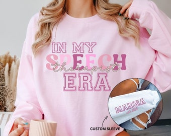 Speech Therapy Shirt Slp Sweatshirt Language Pathologist Tshirt Gift for Slp Graduate Sweater Speech Pathology Pullover for College Student