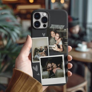 Custom Photo iPhone 16 Pro Max Case, Personalized Gift for Best Friend Photo Phone Case iPhone 14 Case Customizable Gift for Bestie Matching