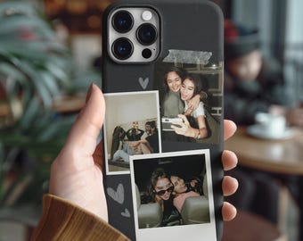 Custom Photo iPhone 16 Pro Max Case, Personalized Gift for Best Friend Photo Phone Case iPhone 14 Case Customizable Gift for Bestie Matching