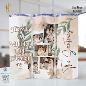 Custom Family Vacation Tumbler with Photo Travel Cup with Lid and Straw, Family Matching Keepsake, Family Reunion Tumbler, Gift Mom Birthday