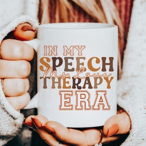 Custom Speech Therapy Mug for SLP Gift Personalized Speech Language Pathologist Mug Gift SLP Mentor Coffee Mug Name Speech Therapist Tea Cup