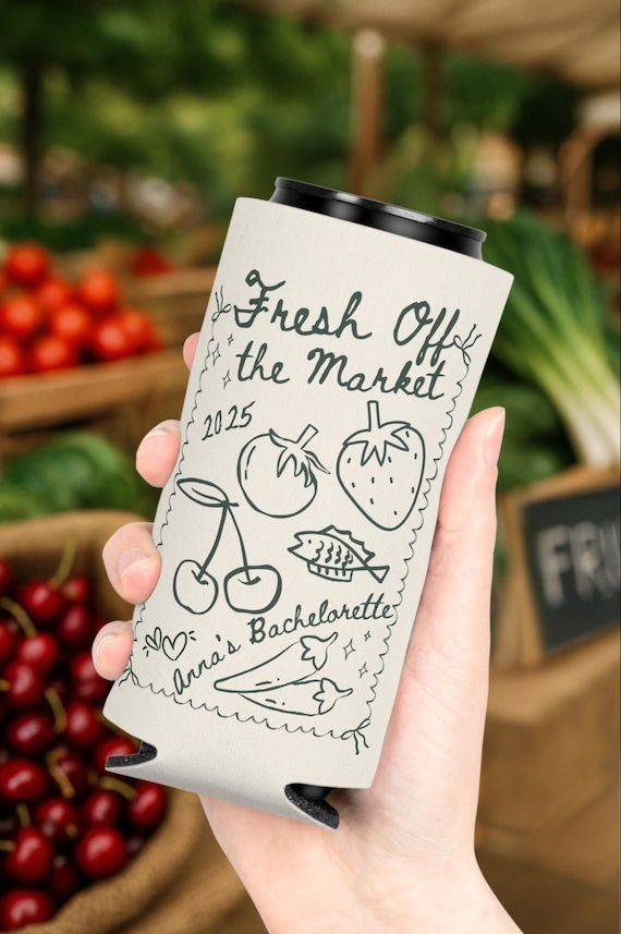 Custom Bachelorette Can Coolers, Personalized Koozies for Bridal Party, Custom Party Drink Holders, Matching Bach Weekend Favors