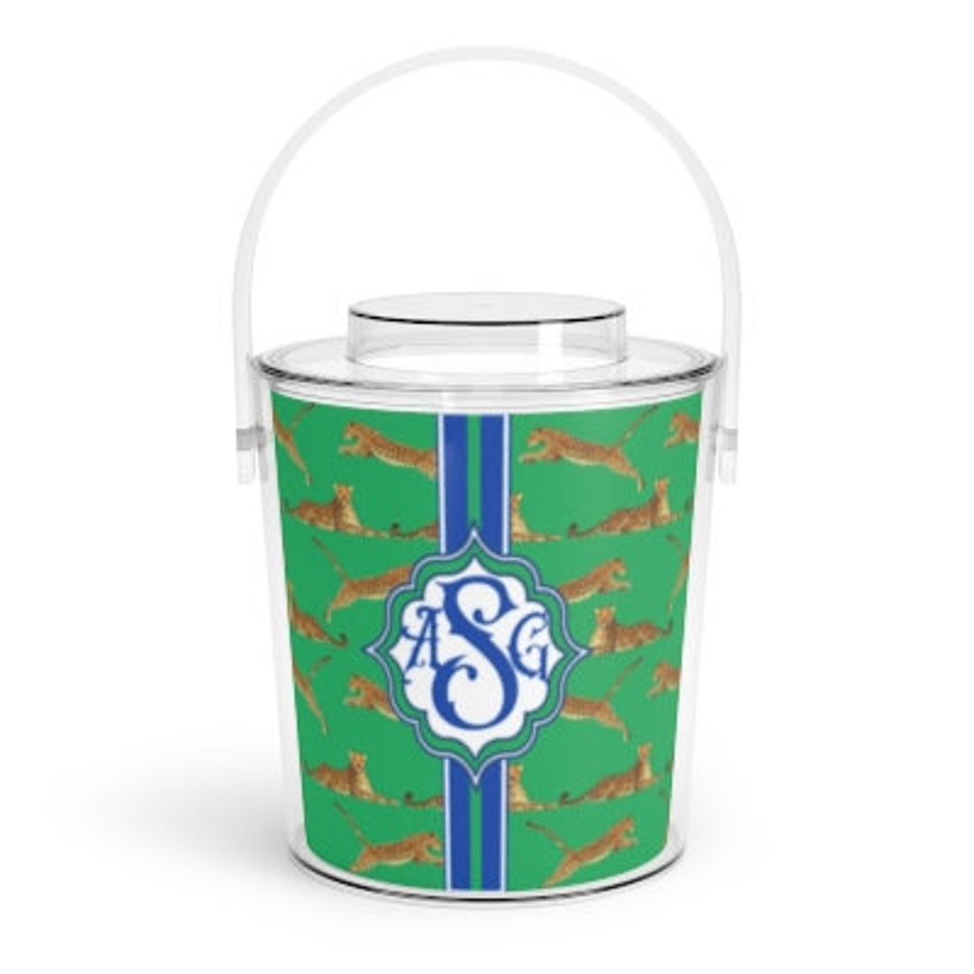 Ice Bucket - Flora Cheetah