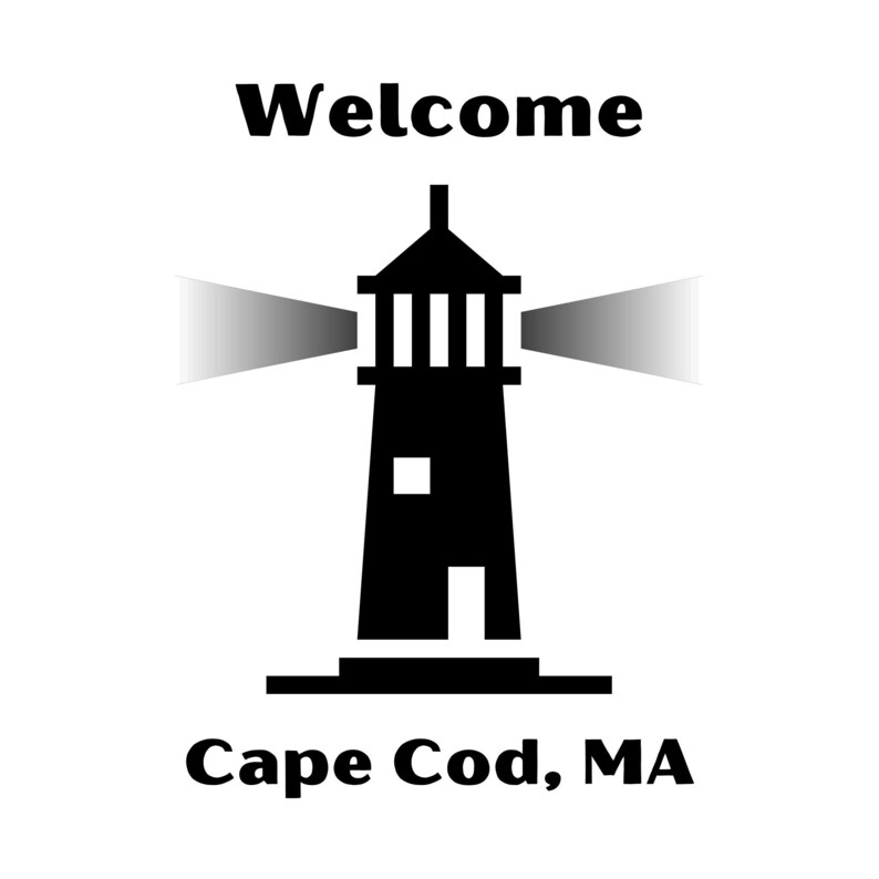 to Cape Cod MA Lighthouse Poster Lighthouse Design Etsy
