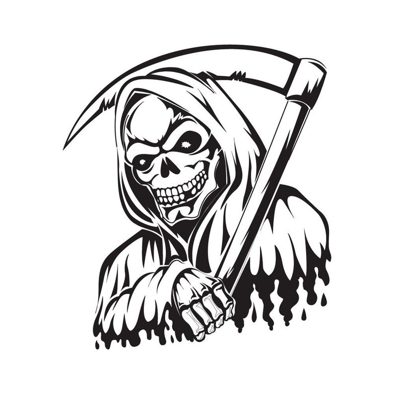 Grim Reaper, Grim Reaper SVG, Reaper Svg, Reaper, Svg, Includes Digital