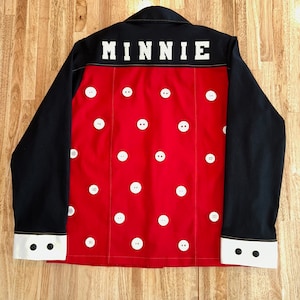 Minnie Inspired Custom Denim Jacket