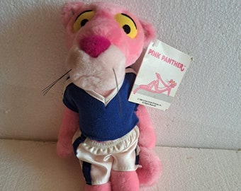 Pink Panther 1980s Mighty Star Stuffed Animal 13 Etsy UK