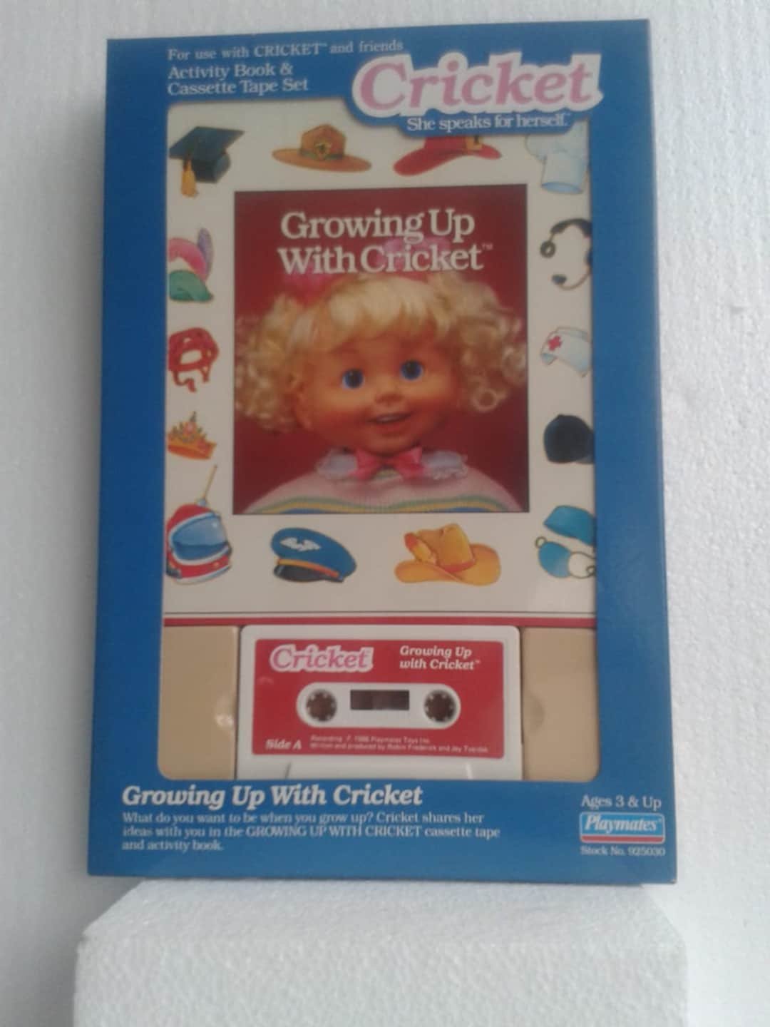 Talking CRICKET DOLL Book & Cassette Tape Around the World Etsy