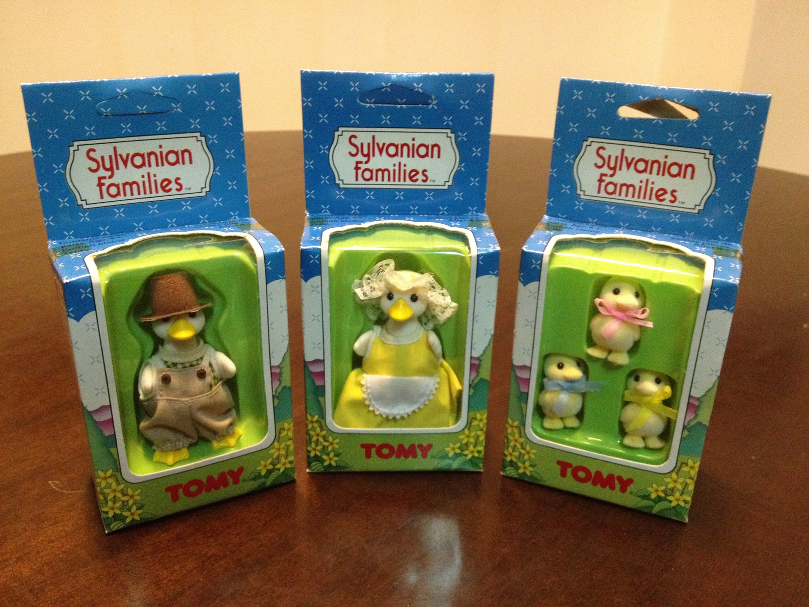 Duck Sylvanian Families Tomy. Unused and boxed. Rare and vintage