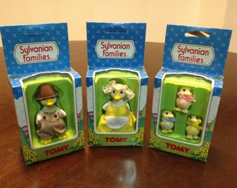Duck Sylvanian Families Tomy. Unused and boxed. Rare and vintage