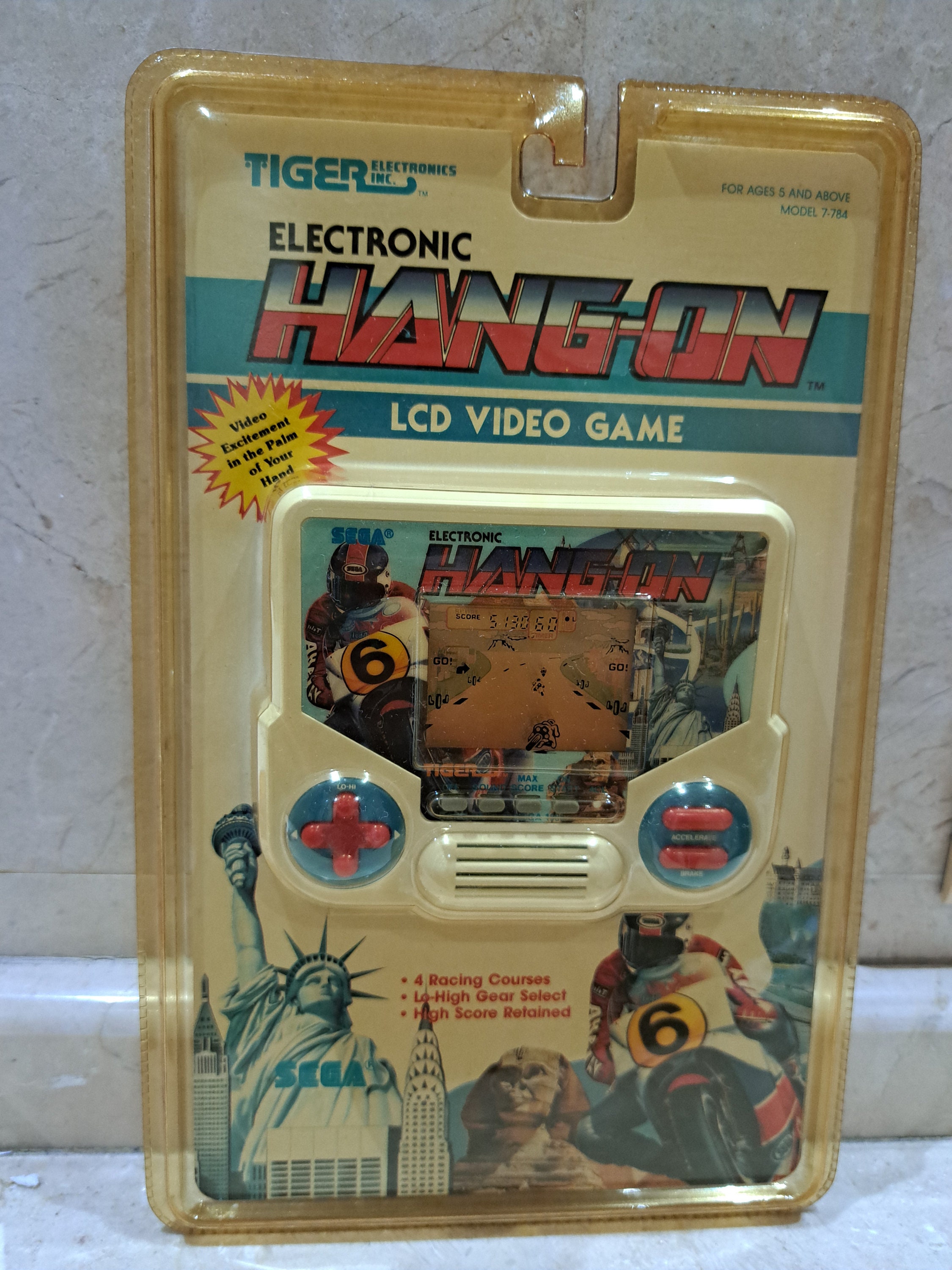 Hang on LCD TIGER Video Game. Rare, Vintage 80', New and Hang on LCD TIGER Video Game. Rare, Vintage 80', New and
