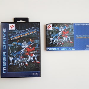 Box/jacket/manual Probotector Megadrive - PAL version - (repro)