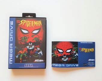 Box/cover/manual Spider-man the Animated Series Megadrive - Etsy Box/cover/manual Spider-man the Animated Series Megadrive - Etsy