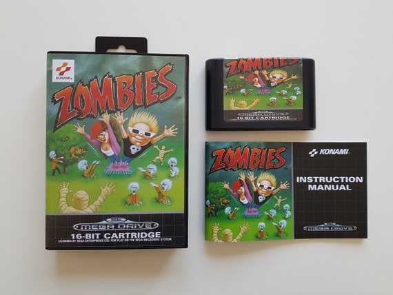 Zombies - SEGA Megadrive Mega Drive Konami - Sans Notice - PAL - Très