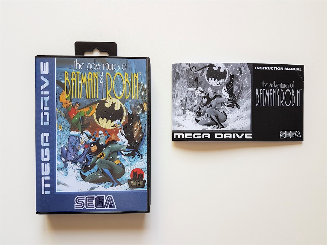 Jogo De Mega Drive, The Afventures Of Batman & Robin, Sega | MercadoLivre