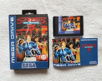 ストリート・オブ・レイジ3 PALカスタムメガドライブPALゲーム
