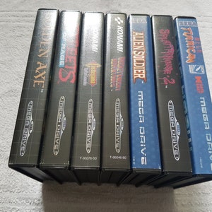 Boite / Box remplacement jeu Megadrive version PAL repro image 5