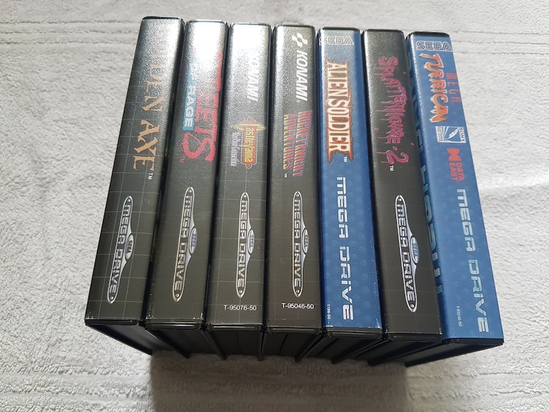 Boite / Box remplacement jeu Megadrive version PAL repro image 5