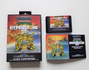 Turtles The Hyperstone Heist PAL Megadrive (repro)