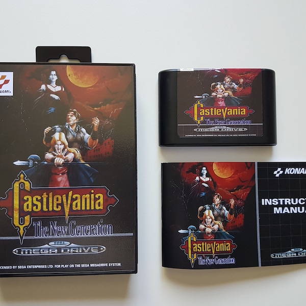 Castlevania The new generation PAL  Megadrive (repro)