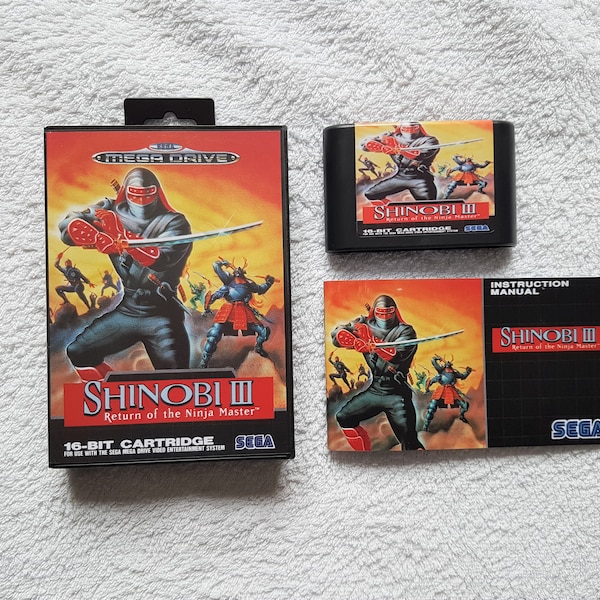 Shinobi 3 PAL Megadrive (reproduction)