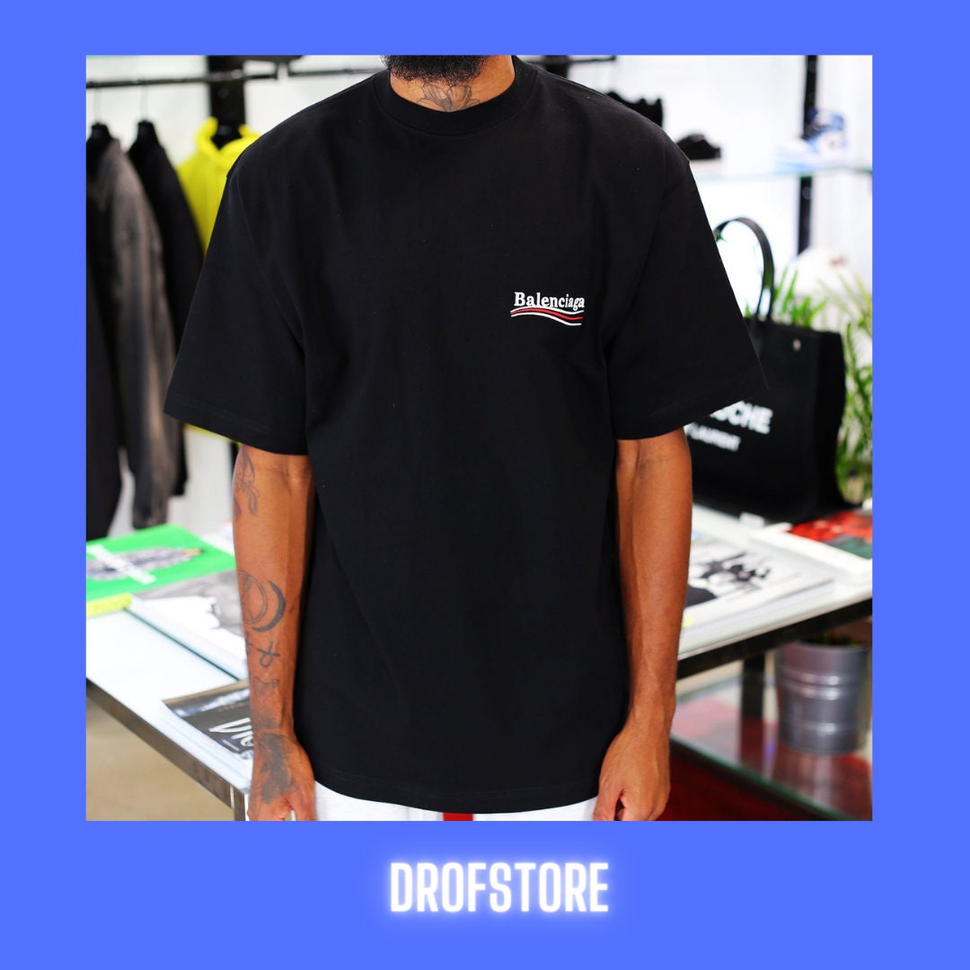 balenciaga t shirt black
