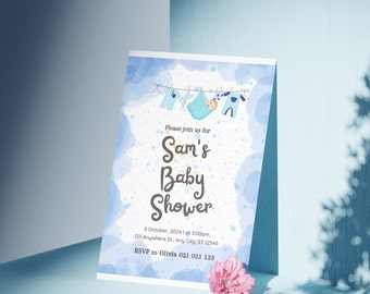 Baby Shower Blue; Blue Baby Shower