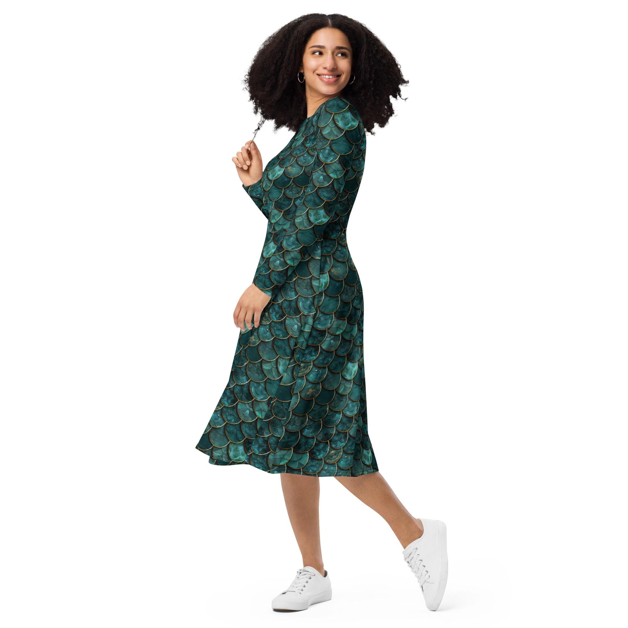green dragon scale dress Green Dragon Scale Fabric
