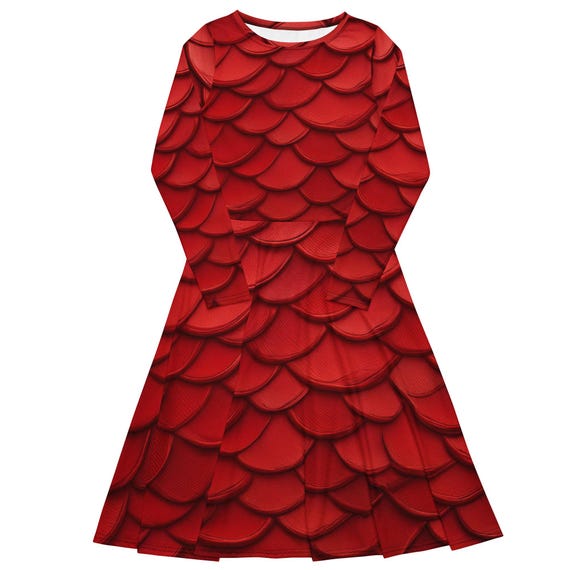 open lace back dress Scarlet Red Dress– Teuta Matoshi main image 0