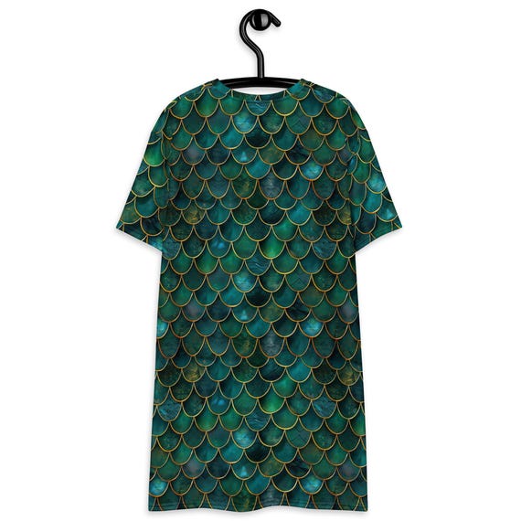 green dragon scale dress Green Dragon Scale Fabric main image 1