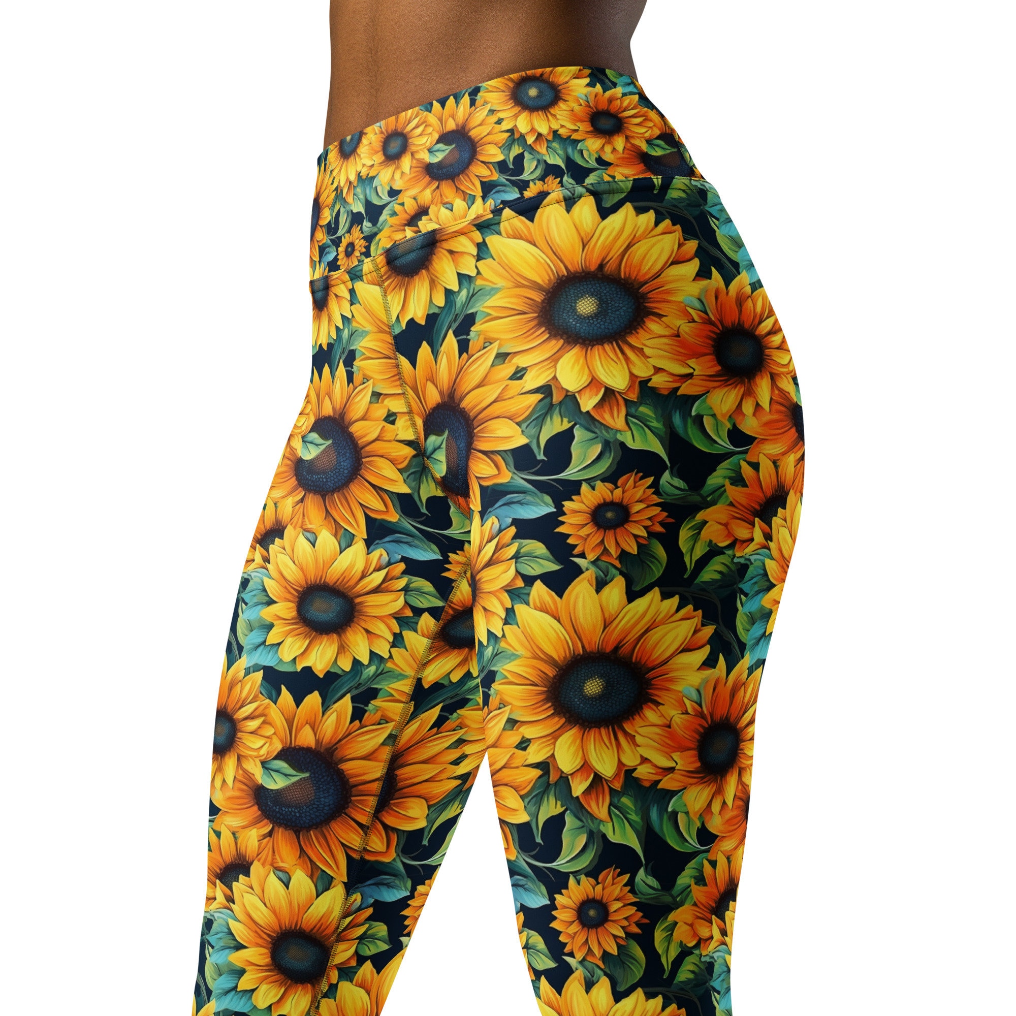 Sunflower Yoga Pants