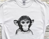 Cute Monkey Shirt Animal Love Jungle T-shirt Safari Monkey Tshirt