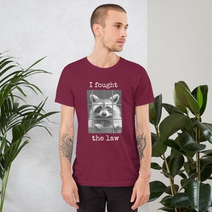 Raccoon Shirt Funny T-Shirt Cute Animal Tee